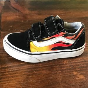 Vans flame sneakers